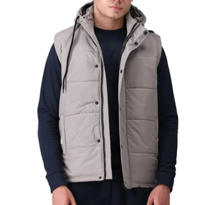 Nouvelle Collection Hiver 2026 – Gilet matelassé en toile imperméable et coupe-vent, écologique, haute qualité, personnalisable pour homme – Vente en gros - Product Image 1