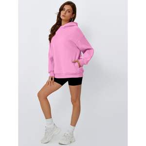 2025 2025 surdimensionné polaire sweats à capuche pour femmes reine femmes pull décontracté à manches longues hauts trous parfait automne - Product Image 3