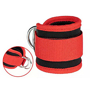 Premium Non-Slip Breathable Polyester <b>Ankle</b> Straps for Cable Machines Padded for Glute Kickbacks Leg Workouts Strength Training - Product Image 3