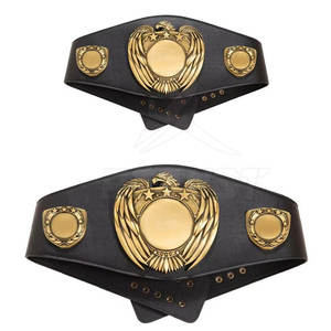 Ceinture de championnat personnalisée légère pour les tournois de lutte, sangle en cuir PU, écologique, service OEM direct d'usine - Product Image 6