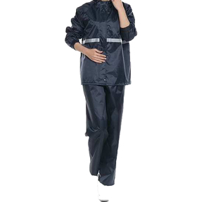 Women's Waterproof Rain Suit Full Sleeve Polyester <b>Jacket</b> Pants Set Most demanding product Rain Suit for men and women - Product Image 1