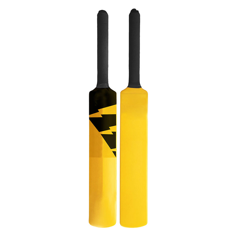Lightweight Durable Double-Stitched Ambidextrous Cricket Bat Yellow ...