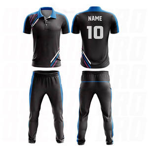 Uniforme de Cricket de Alta Calidad, Conjunto Blanco con Logotipo de Marca y Nombre del Equipo, Jersey Transpirable para Partidos y Prácticas - Product Image 2