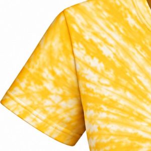 Camiseta de Algodón Tie Dye Personalizada para Mujer, Transpirable, Estampada, Informal, con Patrón Colorido, Ropa de Moda Urbana de Verano - Product Image 5