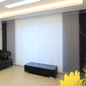 [Worldblind] Uni-curvers Smart Dream Vertical Curtain Blind Remote Motorized Polyester Vertical Sheer <b>Window</b> <b>Covering</b> - Product Image 3