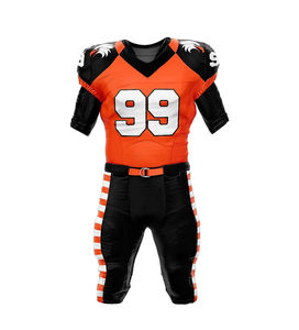 Uniformes de Fútbol Americano de Alta Calidad, Nuevos Uniformes de Equipo Sublimados, Camiseta Deportiva Transpirable de Secado Rápido, Personalizable para Equipos Universitarios - Product Image 1