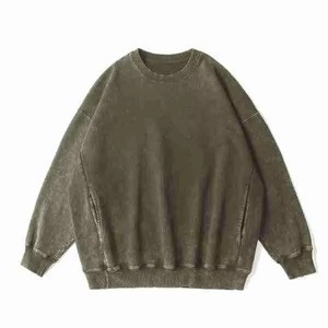 เสื้อสเวตเชิ้ตผู้ชาย ผ้าถักเนื้อนุ่ม 100% ผ้าฝ้ายฟลีซ สำหรับฤดูหนาว ทรงปกติ ปักลาย นุ่ม อุ่น สั่งทำได้ ขายส่ง คุณภาพสูง ใหม่ - Product Image 1