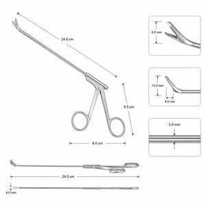 Pinzas Quirúrgicas DETAIN IMPEX Tipo Jirafa para Seno Frontal, Manuales, de Acero Inoxidable, Certificación CE Clase II, Instrumento de Cirugía General - Product Image 6