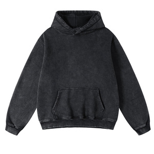 Fabricante de Sudaderas con Capucha Oversize Personalizadas con Lavado Ácido, de Felpa de Algodón de Alto Gramaje con Lavado Vintage, Estilo Streetwear - Product Image 1