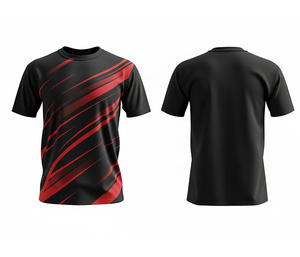 T-shirts personnalisés par sublimation pour la salle de sport et la course à pied |   Tailles pour hommes, femmes et jeunes |   Vêtements de sport légers et à séchage rapide - Product Image 2