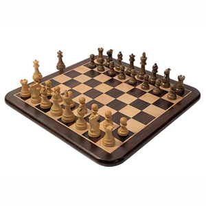 Échiquier en bois professionnel personnalisé en gros, 8x8, avec plateau pliable en bois incrusté, durable, jeu de stratégie éducatif - Product Image 2