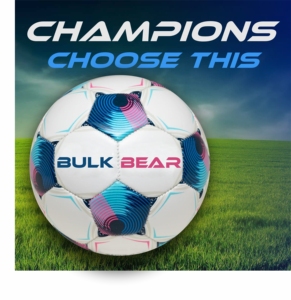 Balón de Fútbol Profesional Personalizado de Alta Calidad – Talla 5 | Diseño de 32 Paneles, Látex Natural, Bladde BulkBear International - Product Image 6