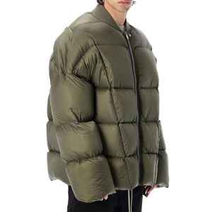 Hooded Stand Waterproof Heavy Designer Puff Padded Coat Oversized Bubble Winter Black Custom <b>Men</b> Shiny Puffer Jacket Streetwear - Product Image 4
