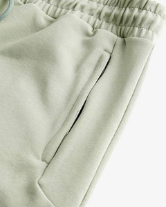 Pantalones Cortos Bermuda Casuales Vintage para Hombre, Color Sólido, Cintura Elástica, Bolsillos Laterales, Tela de Algodón Transpirable, Cierre con Cordón Ajustable - Product Image 6