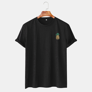 Camisetas para Hombre, Tallas Grandes, Estampadas, Hombros Caídos, Talla Única, Cómodas, de Alta Calidad, 100% Algodón, Cuello Redondo, Venta al Por Mayor - Product Image 3