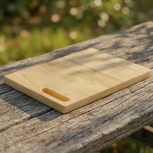 Planche à découper en bois de forme rectangulaire pour la cuisine - Product Image 2