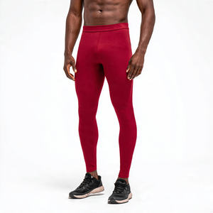 Leggings Deportivos para Hombre, 100% Poliéster, Cintura Elástica, Pantalones de Compresión para Gimnasio, Ejercicio y Fitness, Absorben la Humedad - Product Image 2