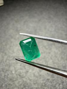 Émeraude naturelle zambienne de 4,26 carats, taille octogonale, pierre précieuse en vrac certifiée, émeraude verte pour bijoux fins, bague, pendentif, vente en gros - Product Image 3