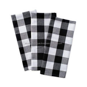 Ensemble de torchons rayés 100 % coton personnalisés, serviette de golf tissée de qualité supérieure, réutilisable, pour cuisine, fabrication OEM - Product Image 3