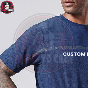 Camisetas deportivas cómodas de secado rápido con cuello redondo para correr, gimnasio, entrenamiento, manga corta, para uso en exteriores. - Product Image 6