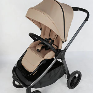 2024 New Lightweight <b>One</b> <b>Hand</b> <b>Fold</b> Baby <b>Stroller</b> Luxury Shock Absorption Pram Pushchair Travel System OEM - Product Image 1