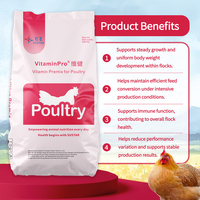 VitaminPro X401 Additif Alimentaire pour Poulets de Chair, Stimulateur de Croissance pour Poulets, Prémélange Vitaminique pour Poulets de Chair