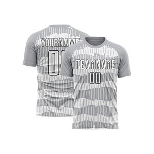 เสื้อฟุตบอลแบบซับลิเมชั่นสั่งทำพิเศษ ชื่อทีม 00 ระบายเหงื่อได้ดี สำหรับผู้ใหญ่ แขนสั้น เอวยางยืด ลายทางฤดูร้อน - Product Image 1