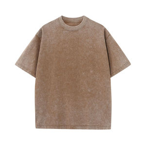 Service OEM T-shirts personnalisés Ringer délavés à l'acide 100% Coton Écologiques Respirants Légers Infroissables Séchage rapide Coupe classique - Product Image 4