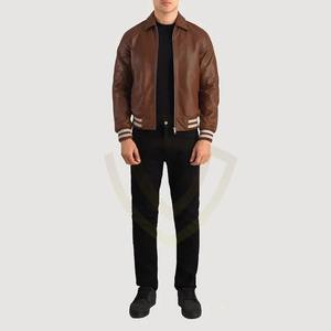 Veste en cuir de qualité supérieure au meilleur prix, veste en cuir sur mesure pour homme, fabriquée au Pakistan - Product Image 2