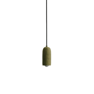 Lámpara Colgante de Cerámica Hecha a Mano con Diseño Atractivo, Pantalla de Arcilla Verde, Mini Lámpara Colgante para Isla de Cocina, Decoración de Comedor - Product Image 1