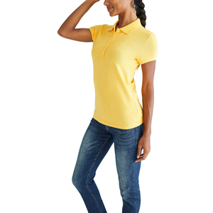 Moderen Style <b>Womens</b> Polo Shirts Short Sleeve Ribbed Top For Lady Retro Fashion Summer Shirt Soft Breathable Daily Wear Shirts - Product Image 4