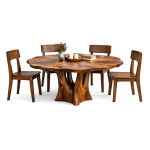 Luxali Wooden Luxurious and uniquely crafted wooden <b>dining</b> <b>table</b> designed to create a warm and inviting atmosphere. - Product Image 4