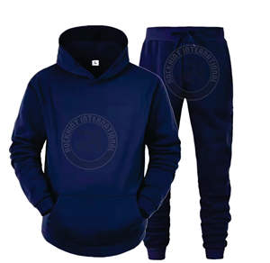 Survêtement en polyester et coton de haute qualité, tissu durable, design confortable, parfait pour l'entraînement, la course à pied et les vêtements décontractés - Product Image 1