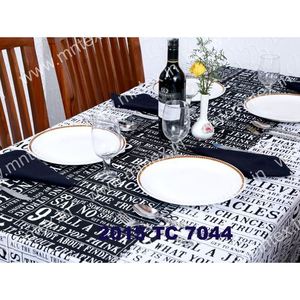Nappe rectangulaire en coton teint en fil imprimé doux lavable tissée pour l'utilisation de banquet de fête de restaurant d'hôtel à la maison - Product Image 3