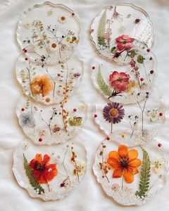 Contemporary Resin <b>Coaster</b> <b>Set</b> For Minimal Home Decor And Coffee Table Styling - Product Image 4