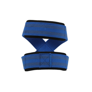 Sangles de musculation professionnelles en forme de 8, robustes, antidérapantes, rembourrées en coton, haute élasticité, pour l'entraînement en gros - Product Image 2