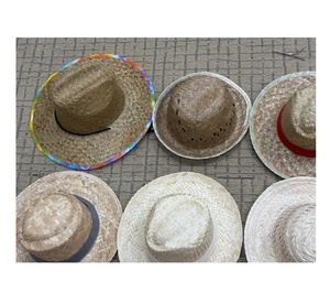 Factory Sombrero Straw <b>Hat</b> <b>for</b> Maracas Casual Party <b>Wedding</b> Daily Accessory Summer Cowboy Wild West Bandit Fancy Dress - Product Image 1