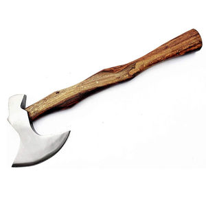 Burraq - Hacha de 19 Pulgadas Personalizada, Hecha a Mano, de Acero Inoxidable de Grado Industrial, con Mango de Madera de Palisandro, para Acampar al Aire Libre, Caza, Bricolaje - Product Image 5