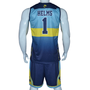 Custom Basketball Uniform Set Quick Dry Sports Jersey Short OEM Team wear Sublimation Basketball Uniform - Product Image 2