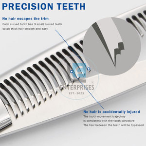 Reasonable Price Professional Stainless Steel <b>Thinning</b> Scissors for Hair Cutting-Durable Barber Use - Product Image 4