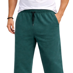 Custom <b>Mens</b> Green Cotton <b>Fleece</b> Bermuda <b>Shorts</b> Elastic Waist Drawstring Side Pockets Easy Fit Casual Daily Wholesale Long <b>Shorts</b> - Product Image 5