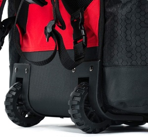 Sac de baseball à roulettes personnalisé, sac à dos pour équipement de softball, sac multi-poches pour batte, 100% polyester, anti-UV, séchage rapide pour - Product Image 4