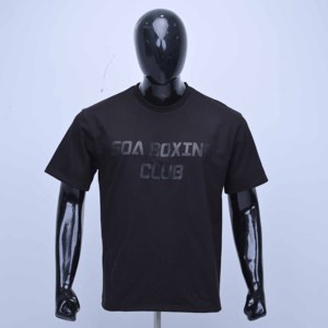 T-shirt pour homme de haute qualité, à logo personnalisé, tricoté, coupe ajustée, respirant, séchage rapide, manches courtes, couleur unie, pour l'été et les activités de plein air - Product Image 1