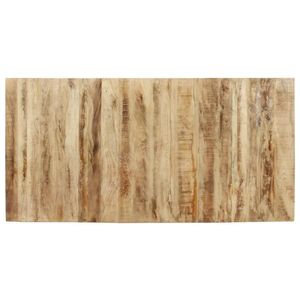 Table à manger en bois de manguier brut noir naturel avec structure en acier thermolaqué – Mobilier unique et élégant - Product Image 6