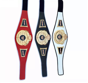 Cinturón de Campeonato de Boxeo y Lucha Libre Personalizado, Profesional, de Cuero y Metal, 2 cm de Grosor, Tamaño Personalizable - Product Image 3