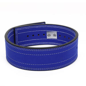 Ceinture de musculation en cuir avec levier pour hommes, soutien lombaire robuste, pour la musculation en salle de sport, vente en gros - Product Image 2