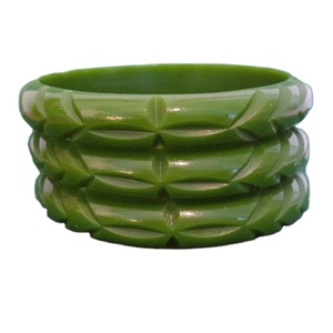 Joyería Bohemia Simple, accesorio de vacaciones, pulsera de cuentas de resina, pulsera de cuentas elásticas geométricas para mujer, brazaletes de regalo - Product Image 1