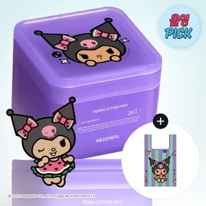 Per MEDIHEAL PDRN Lifting Pad 100P doppia confezione (1a edizione) collezione abbronzante Kuromi con mercato borsa per la cura della pelle - Product Image 1