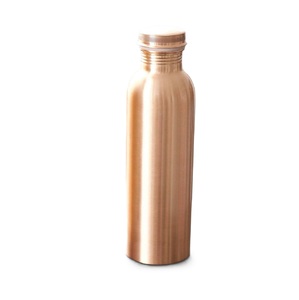 Indian Supplies Handmade Pure Copper Water Bottle Yoga Water Bottle Ayurveda Copper Vessel Leak Proof Copper Water Bottle - Product Image 4