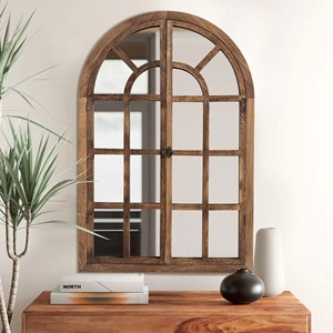Pine Wood wooden wall mirrors and mirror <b>frames</b> OEM Custom Wholesale | Aqdus Saleem India - Product Image 1
